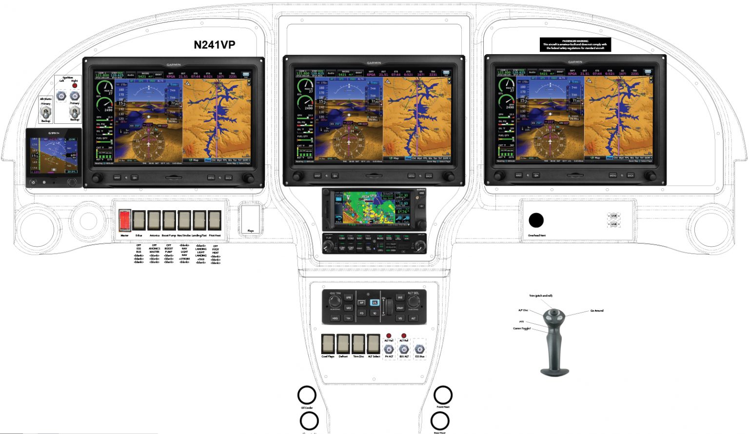 Garmin G3X Avionics Schematic Drawing - Strikhedonia